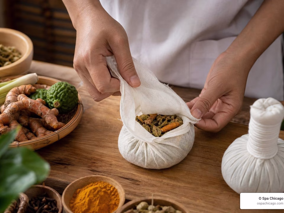 how to make a thai herbal compress ball